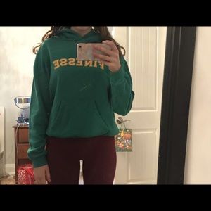 “Finesse” hoodie, boyfriend fit